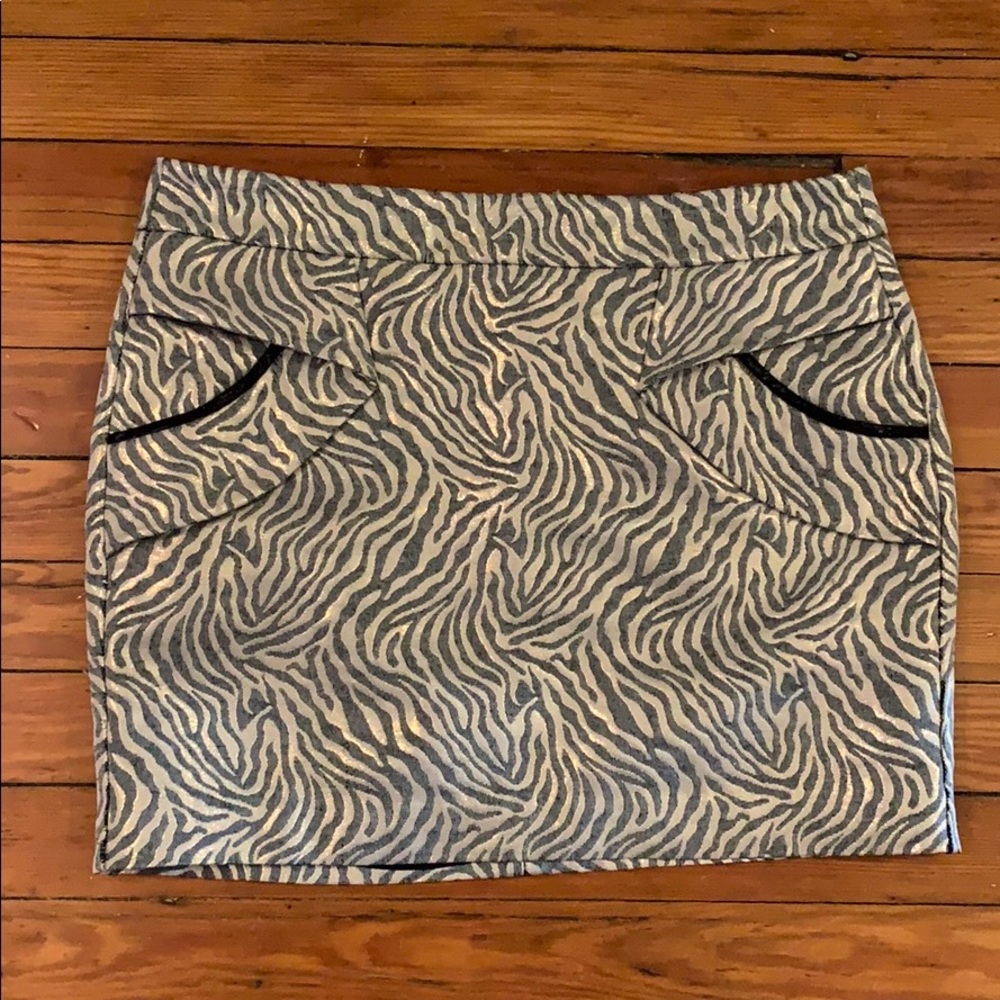 Animal Print BCBGeneration Mini Skirt